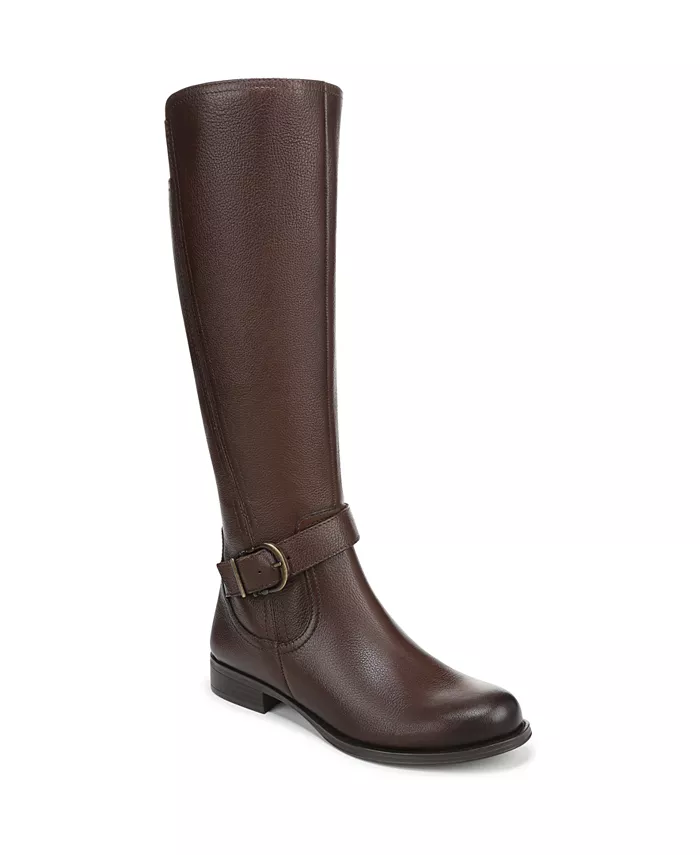 Женские сапоги Jaya до колена с квадратным каблуком, Regular, Wide Calf и Extra Wide Calf Naturalizer, шоколадный