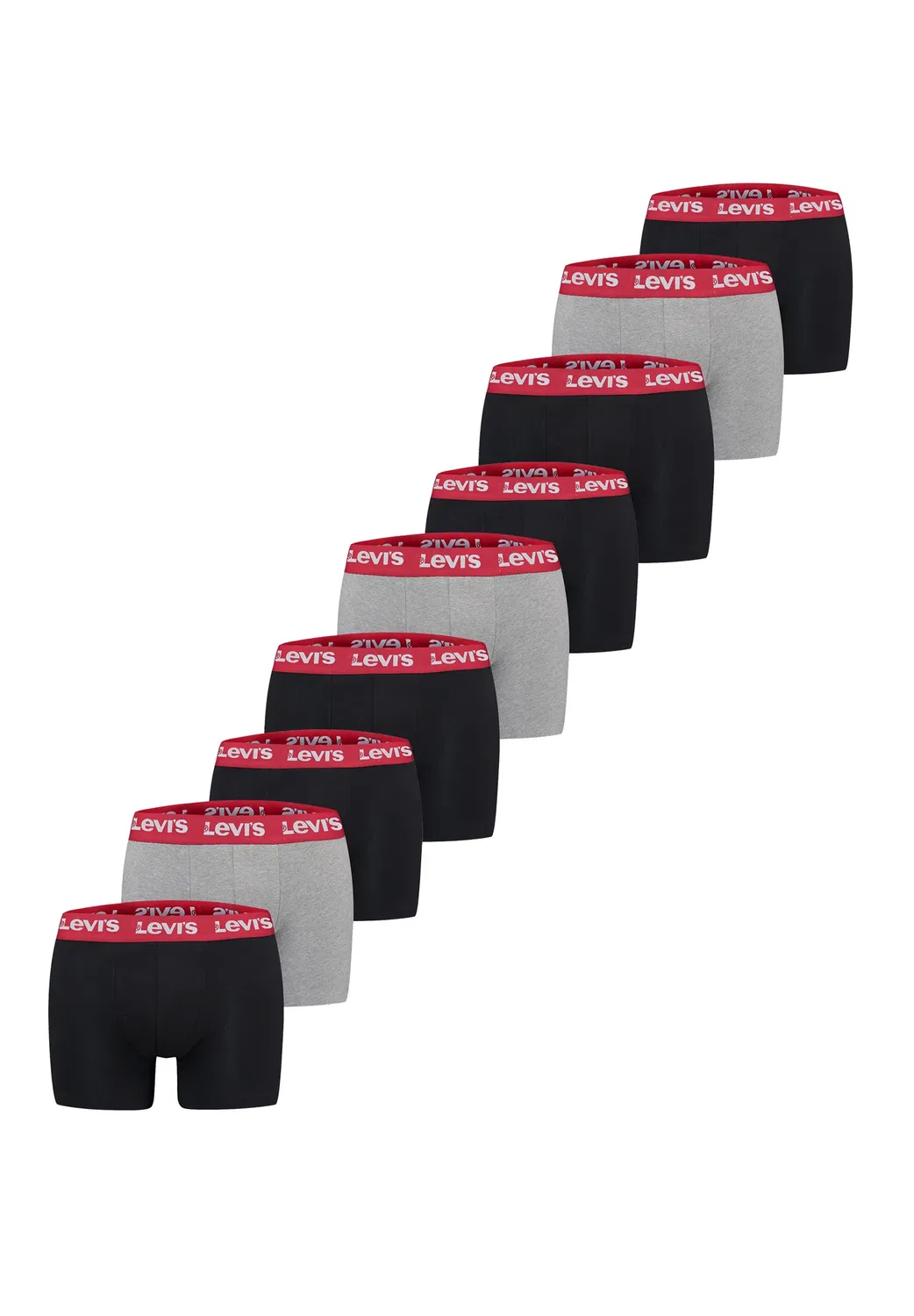 Боксеры 9-pack Levi´s, black/grey combo