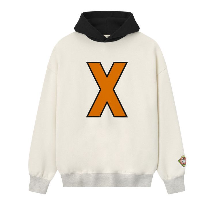 

Худи Fear of God Essentials Cuban X-Giants Hoodie, Cream White/ Black