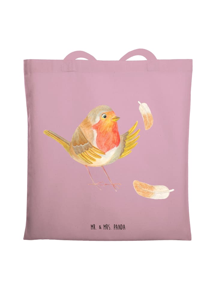 

Mr. & Mrs. Panda Сумка с перьями малиновки без надписи, нежно-розового цвета