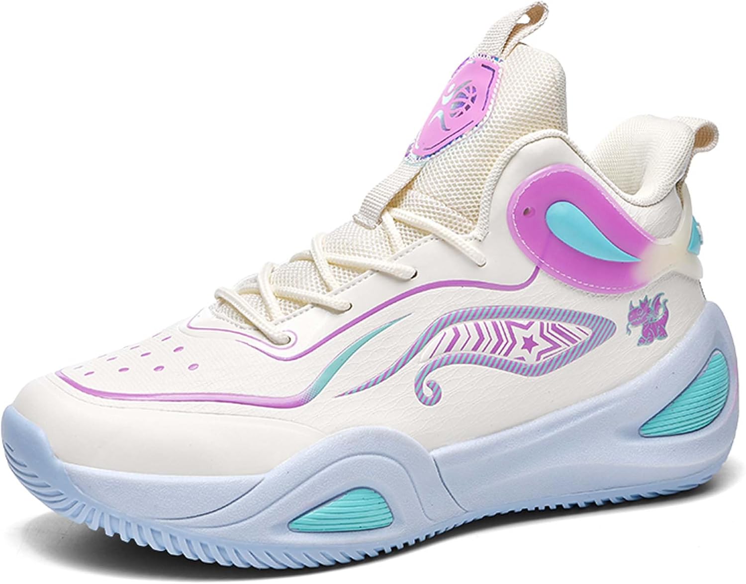 

Мужские баскетбольные кроссовки Женская модная спортивная обувь для бега Молодежные спортивные тренировочные кроссовки Для активного отдыха и прогулок Dzbajrqm, бежевый