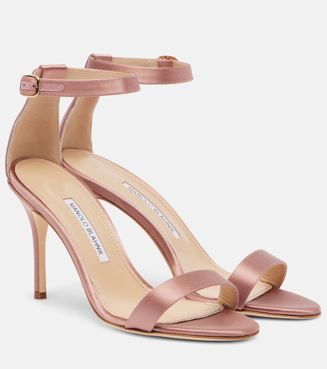 Сатиновые сандалии Chaos Manolo Blahnik, 6555 Dpnk