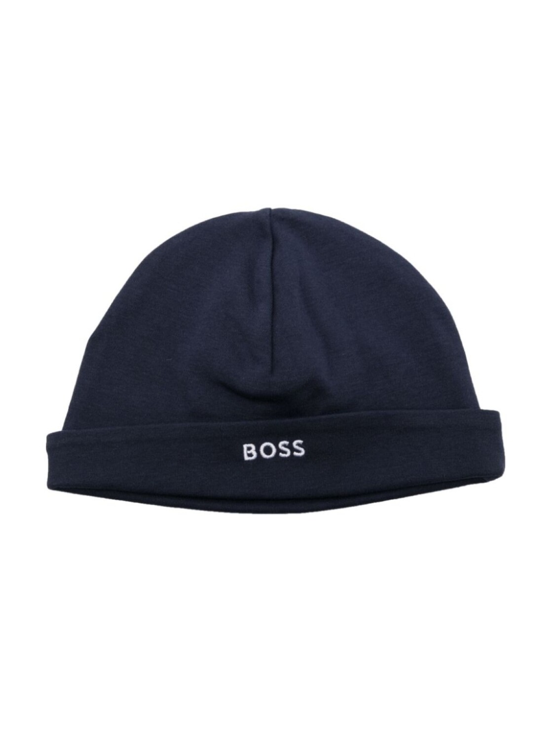 

BOSS Kidswear шапка бини с вышитым логотипом, синий