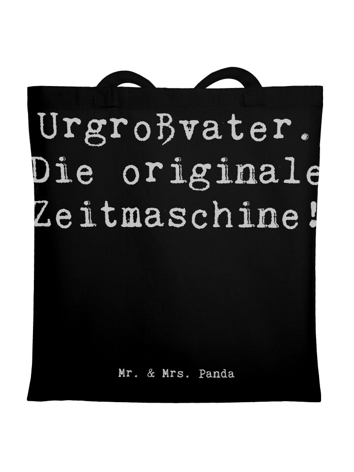 

Сумка для переноски Mr & Mrs Panda Urgroßvater Zeitmaschine, черный
