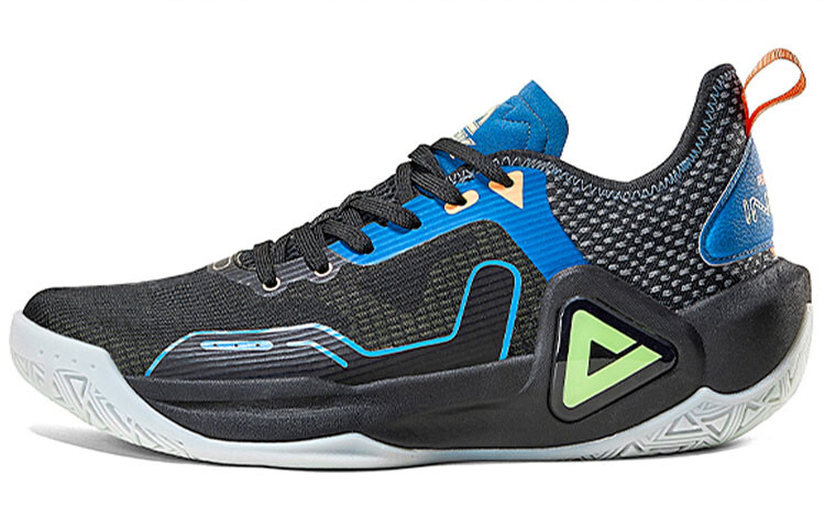 

Баскетбольные кроссовки Sonic Boom 1.0 мужские низкие черные/синие Peak