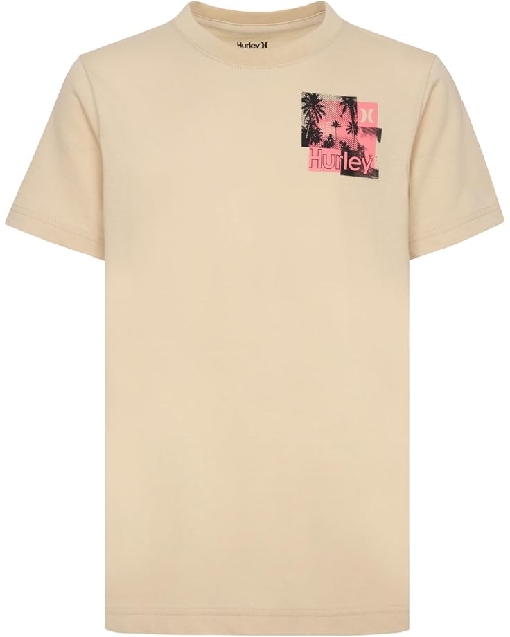 

Футболка Hurley Kids Blocks Graphic T-Shirt, цвет Rattan