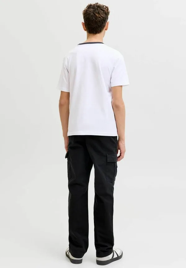 Футболка, футболка для подростков, футболка с принтом Jack & Jones Junior, Bright White — фото 3