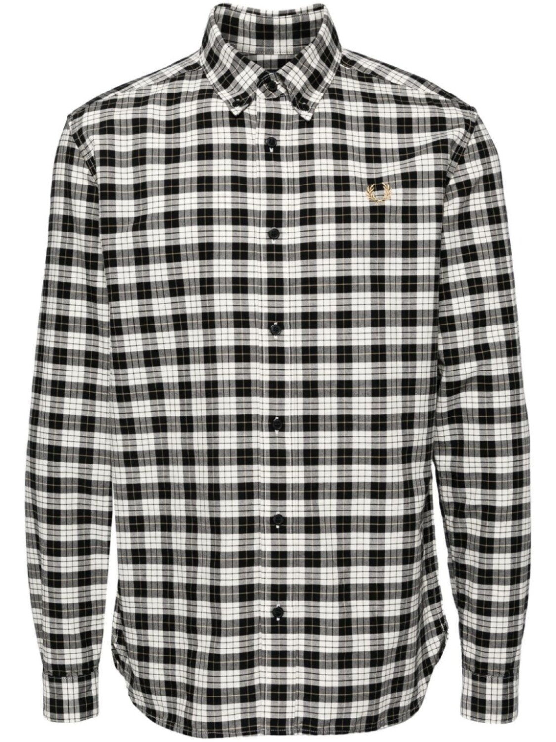 

Fred Perry рубашка на пуговицах, черный