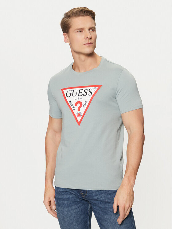 

Футболка узкого кроя Guess, серый