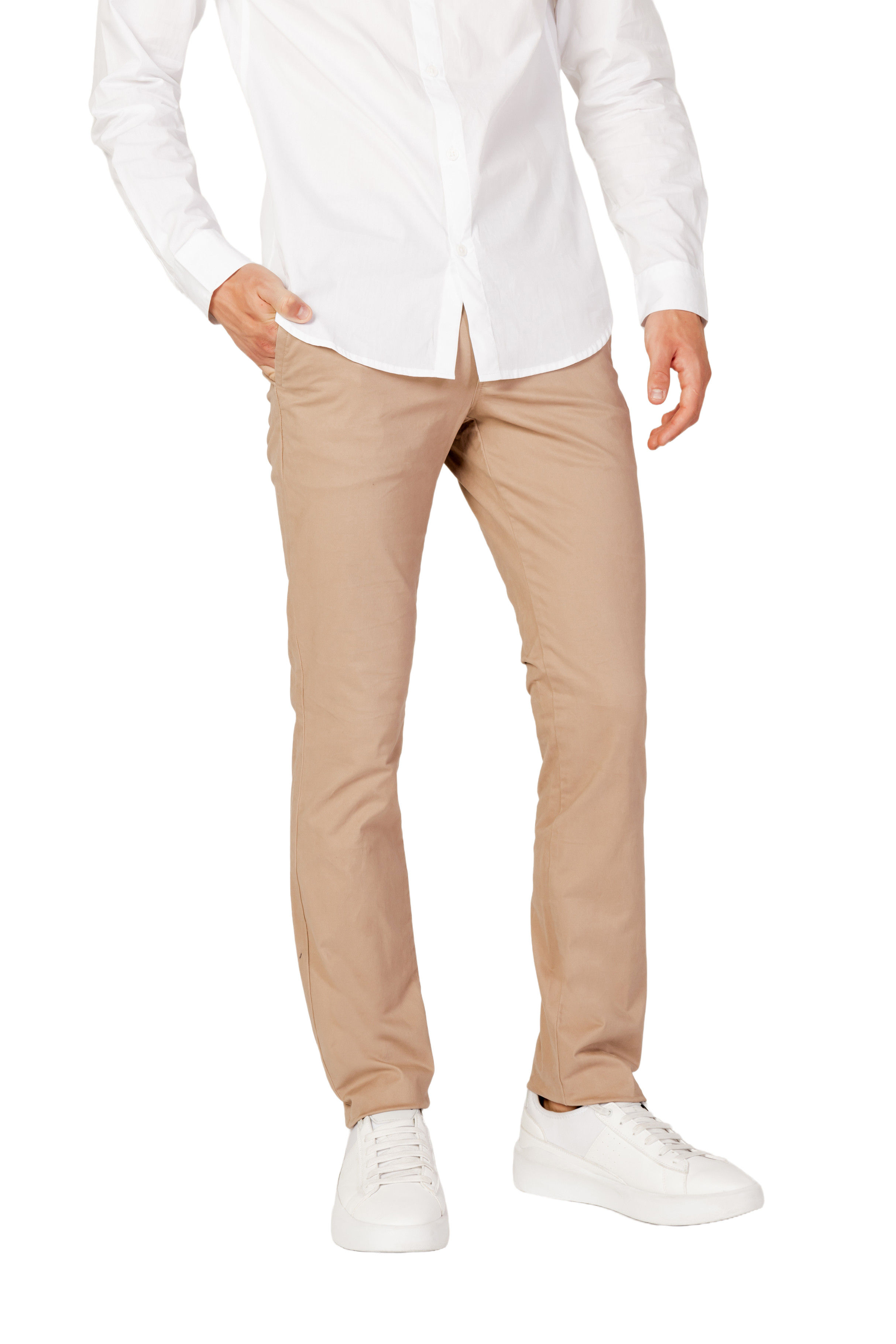 

Брюки мужские Armani Exchange хлопковые повседневные, бежевый