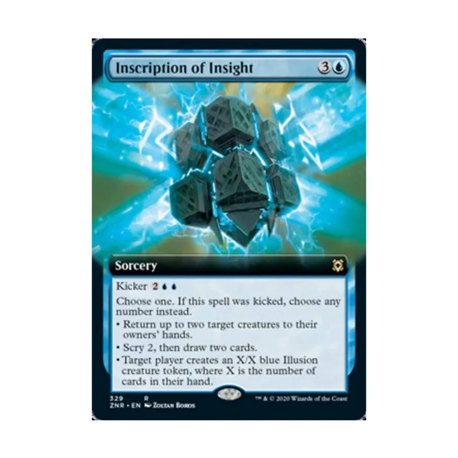 

CCG Начертание прозрения (расширенное искусство) (клавиша R), MTG - Zendikar Rising