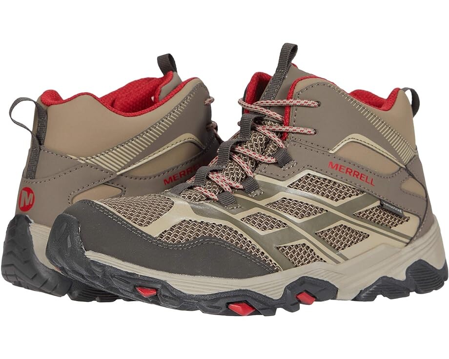 

Походные ботинки Merrell Moab FST Mid Waterproof, цвет Boulder