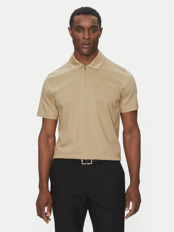 

Рубашка поло стандартный крой H-Paras 50537954 Boss, бежевый