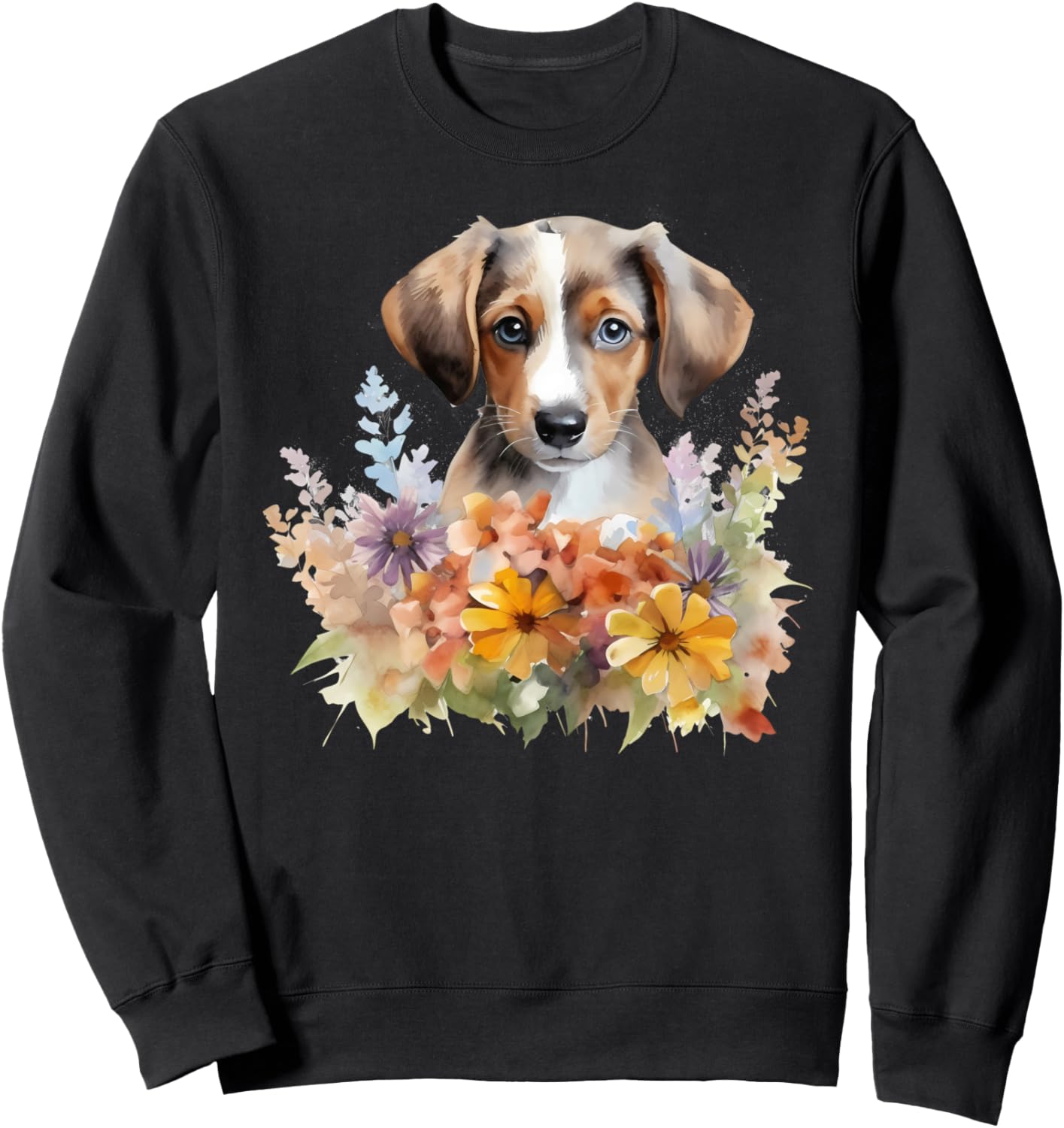 

Толстовка с изображением бигля, выполненная в акварельном стиле Funny Beagle Gifts For Dog Lovers And Owners, черный