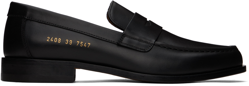 

Кожаные мокасины Common Projects, черный