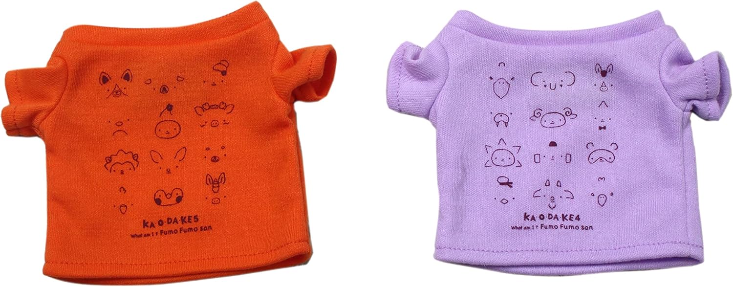 

Футболки Cinnada Fumofumo-san (размер M), комплект из 2 штук, фиолетовая и оранжевая Shinada