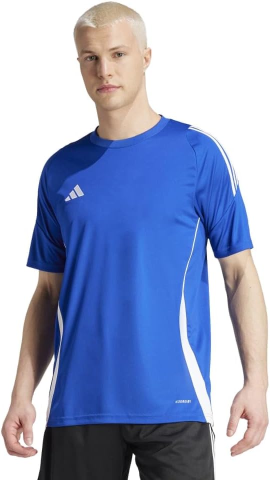 

Мужская футбольная футболка adidas TIRO 24 HEJ10 с коротким рукавом, белый/синий