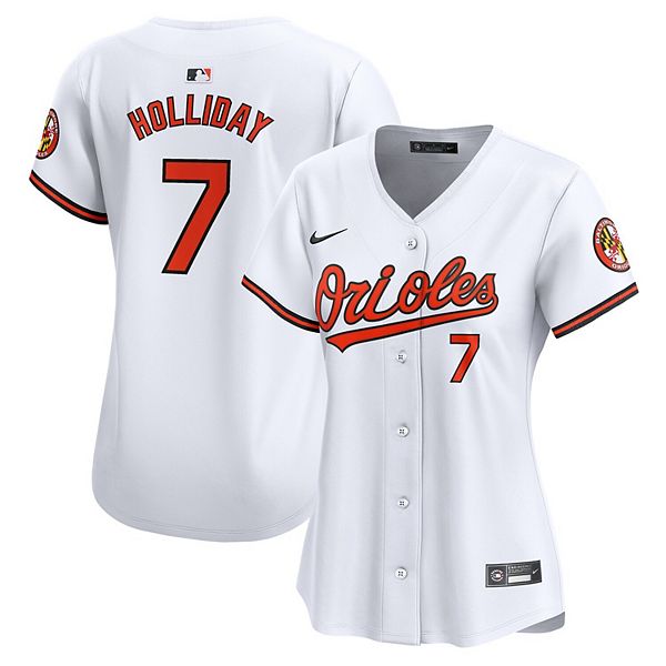 

Женская бейсболка Jackson Holliday Baltimore Orioles Home Limited Nike