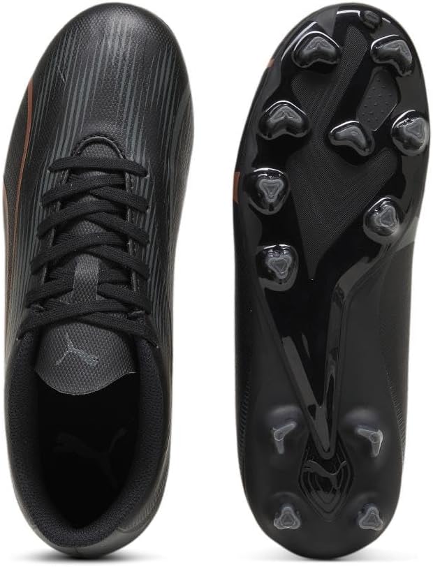 Детские кроссовки Puma для ультрамягкого грунта/искусственного грунта (унисекс), Puma Black-copper Ro — фото 4