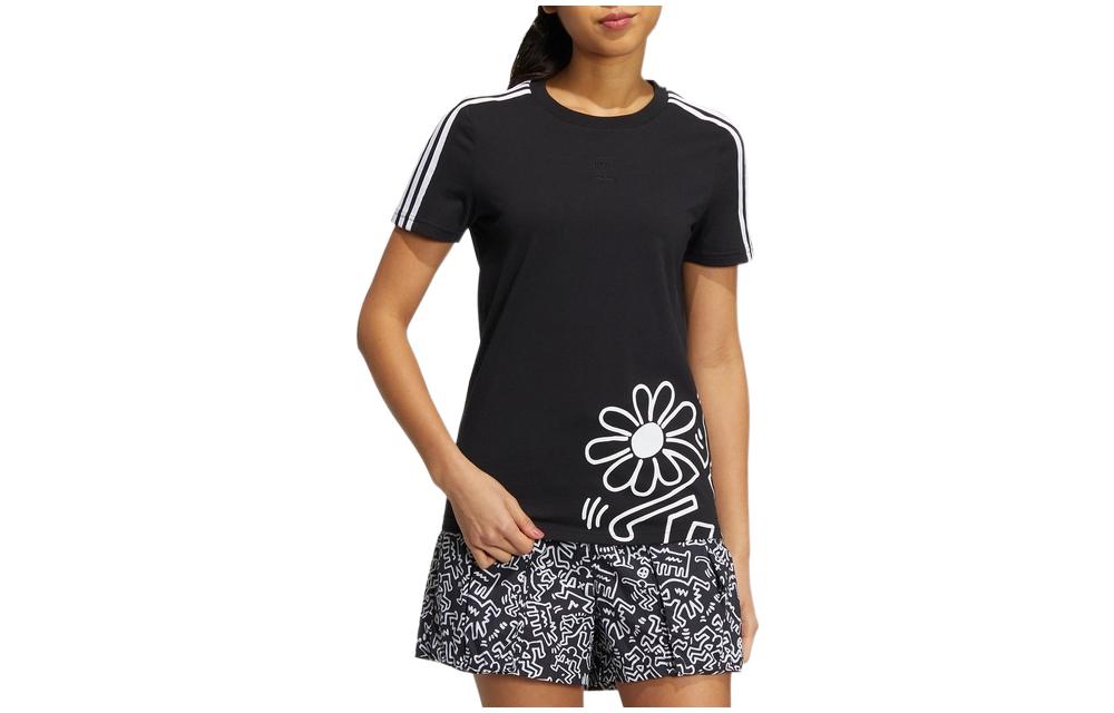 

Adidas Neo Футболка женская черная, Черный, Adidas Neo Футболка женская черная