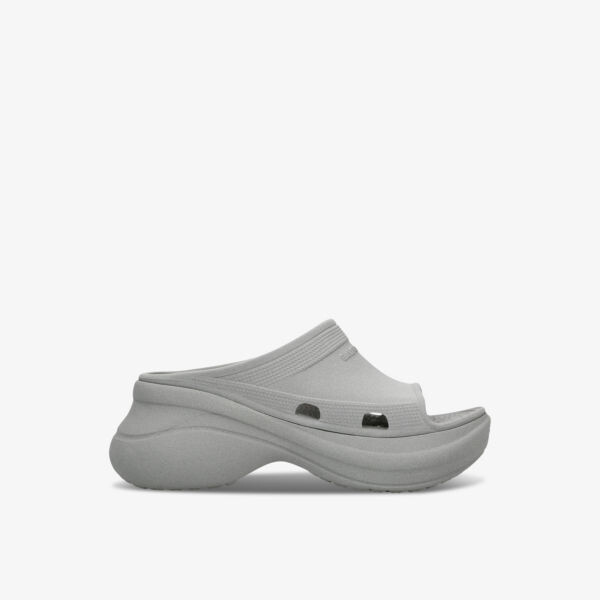 

Резиновые тапочки Balenciaga x Crocs для бассейна Balenciaga, серый