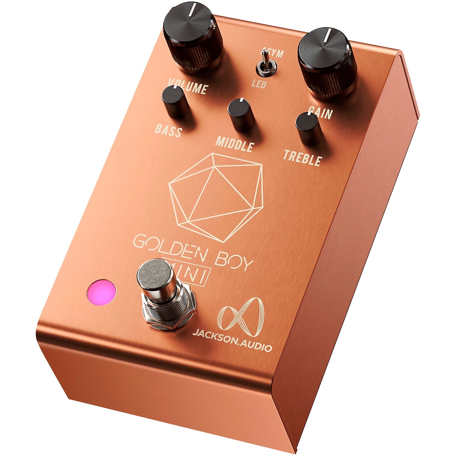 

Педаль эффектов Jackson Audio Golden Boy Mini Overdrive розовое золото