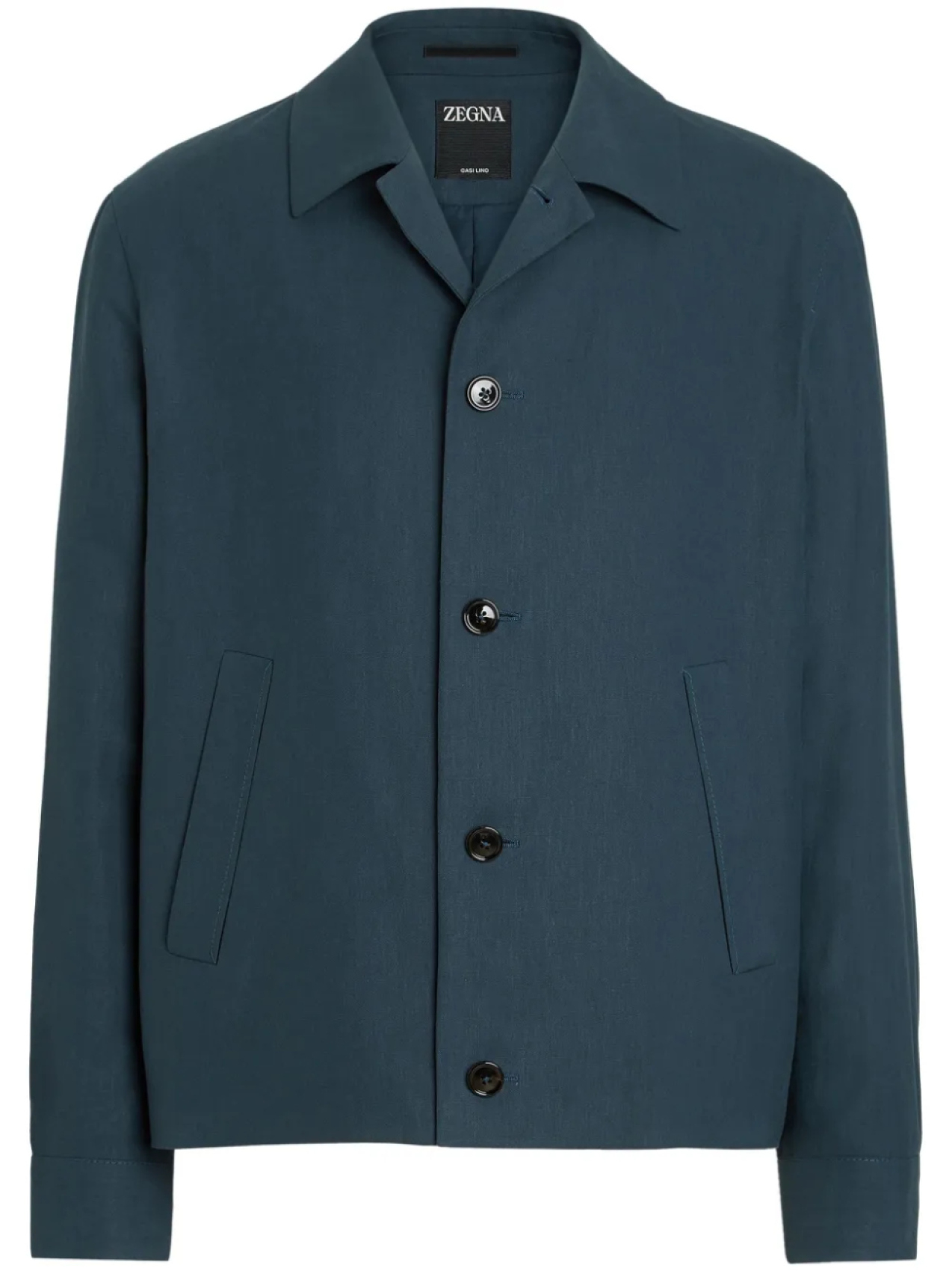 

Zegna льняная куртка, синий