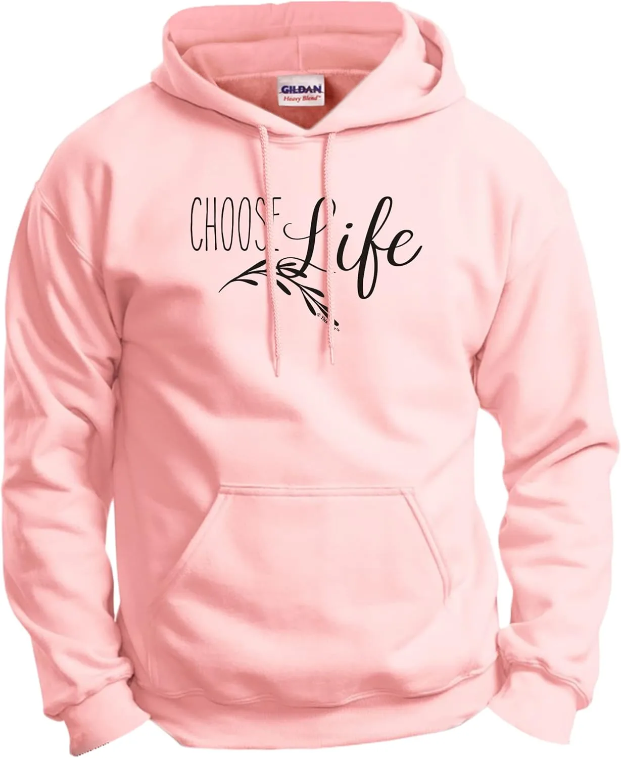 

Толстовка с капюшоном Choose Life Script Pro-Life Support ThisWear