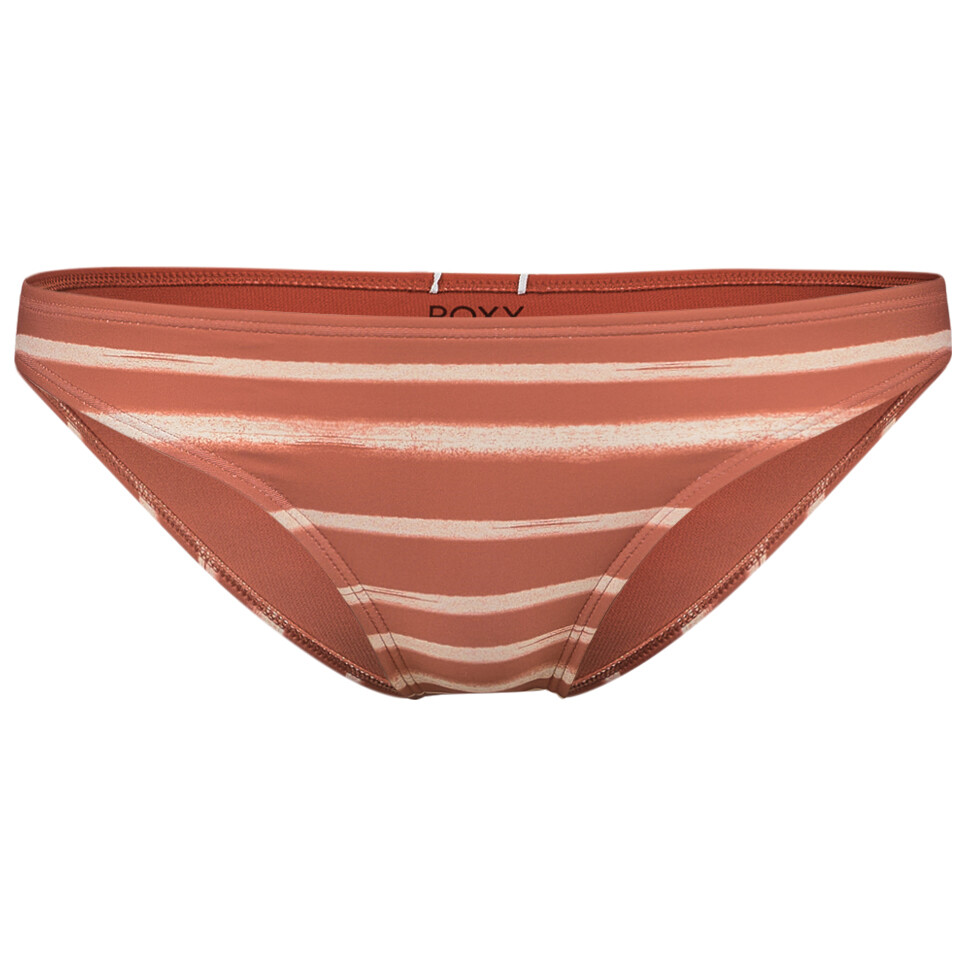 

Низ бикини Roxy Women's Beach Classics Moderate Bo, цвет Cedar Wood Happy Stripe