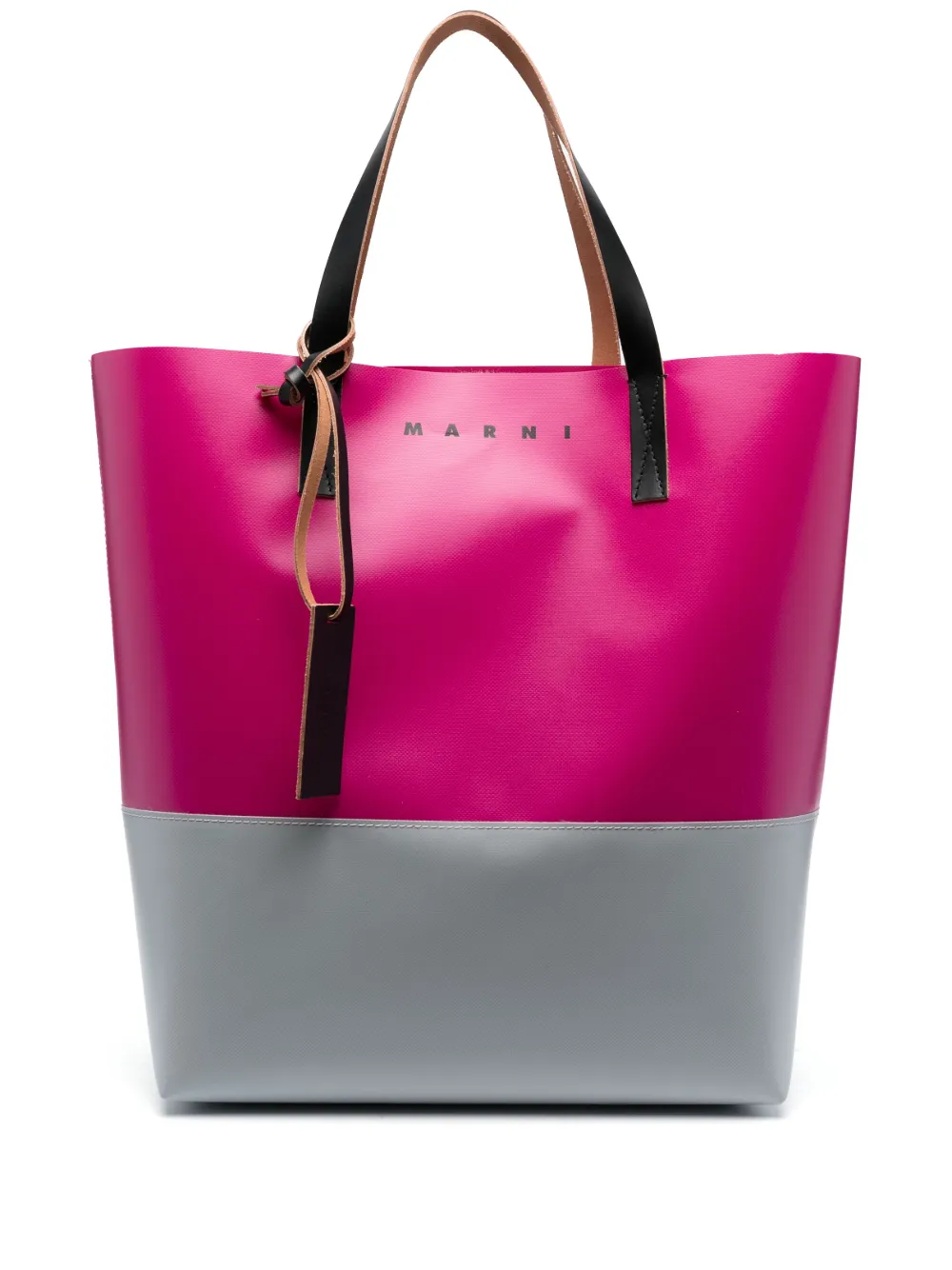 

Сумка-тоут Tribeca в стиле колор-блок Marni, розовый