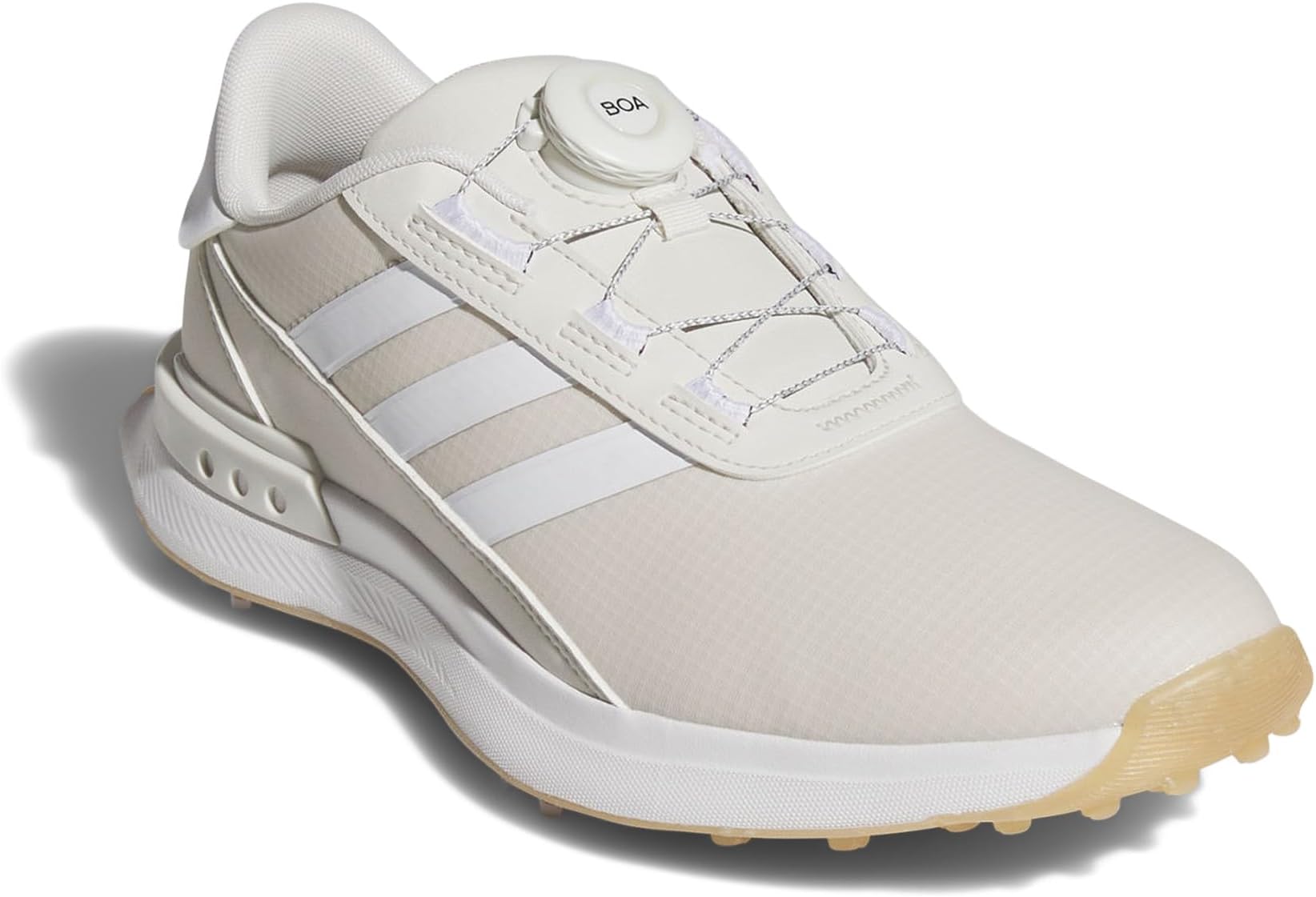 Кроссовки Adidas Golf S2G BOA 24 Golf Golf Shoes, Orbit Grey/Footwear White/Gold Metallic
