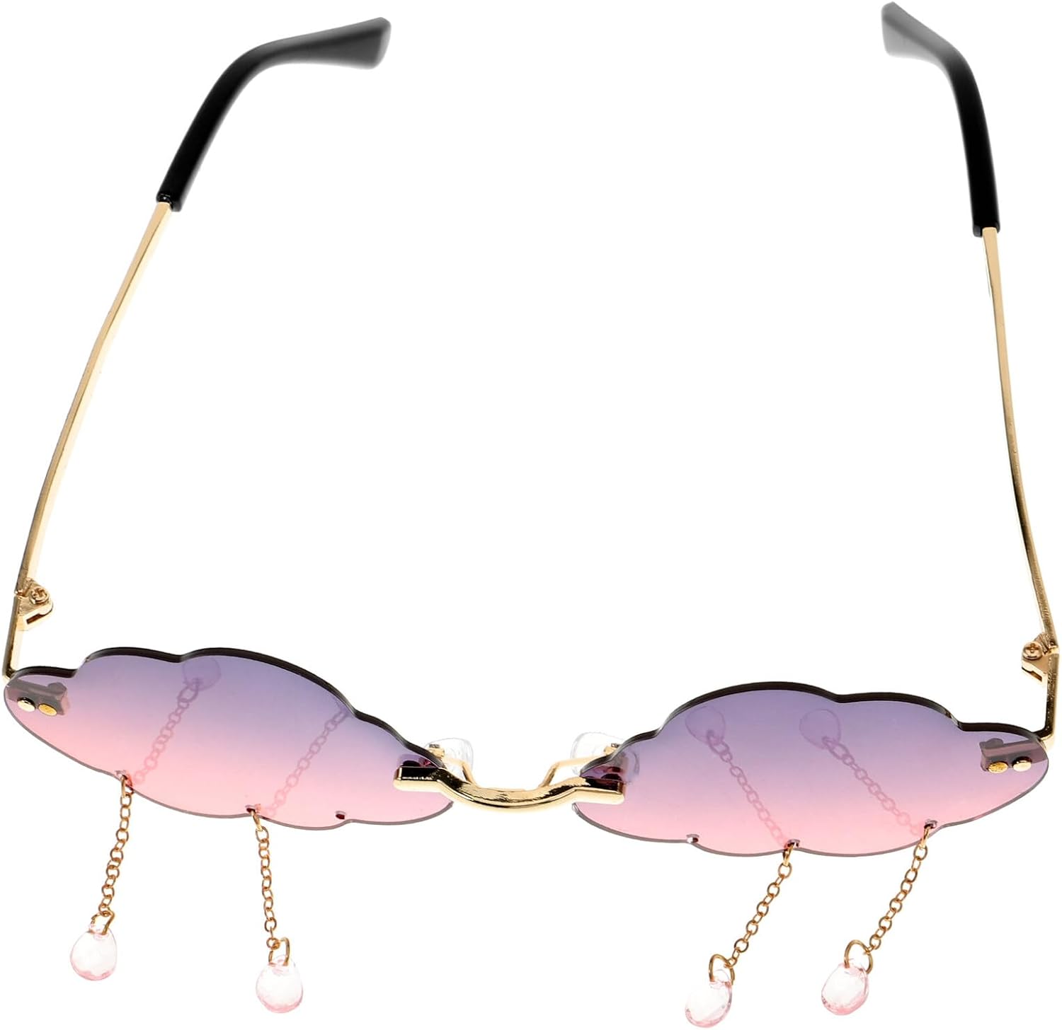 

Женские солнцезащитные очки с подвеской в ​​виде ракушки, асимметричной формы, для фотосъемки, с защитой от УФ-излучения, модной оправой светло-золотистого цвета, в уличном стиле NIYANGLE