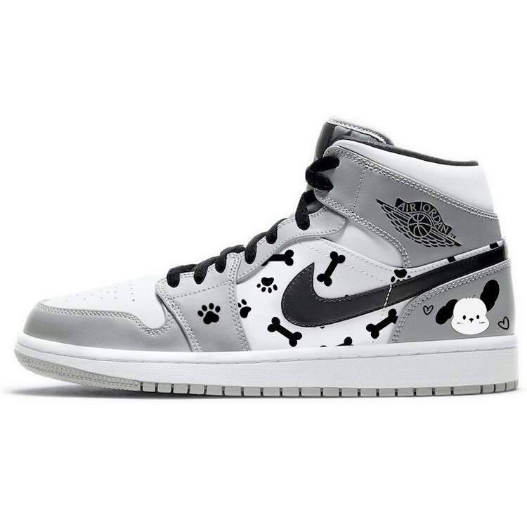 

Баскетбольные кроссовки Air 1 Vintage Men Mid-Top White/Grey Jordan