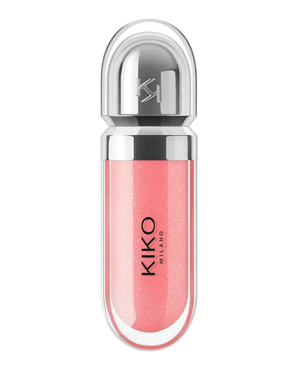 Увлажняющий блеск для губ 3D эффект Hydra Lipgloss Kiko Milano, 07 Pink Magnolia