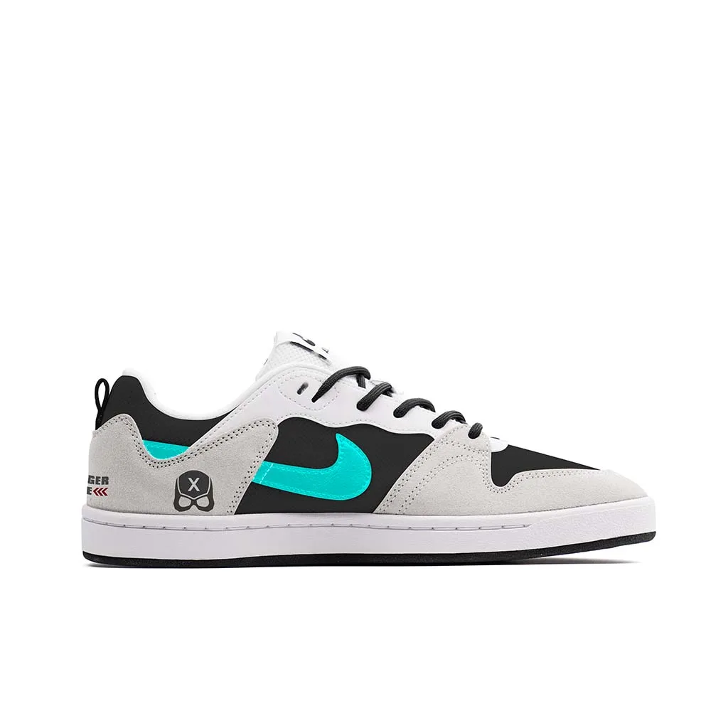 Nike Кроссовки для скейтбординга SB Alleyoop Slip Resistant Abrasion Resistant мужские черно-серые — фото 3