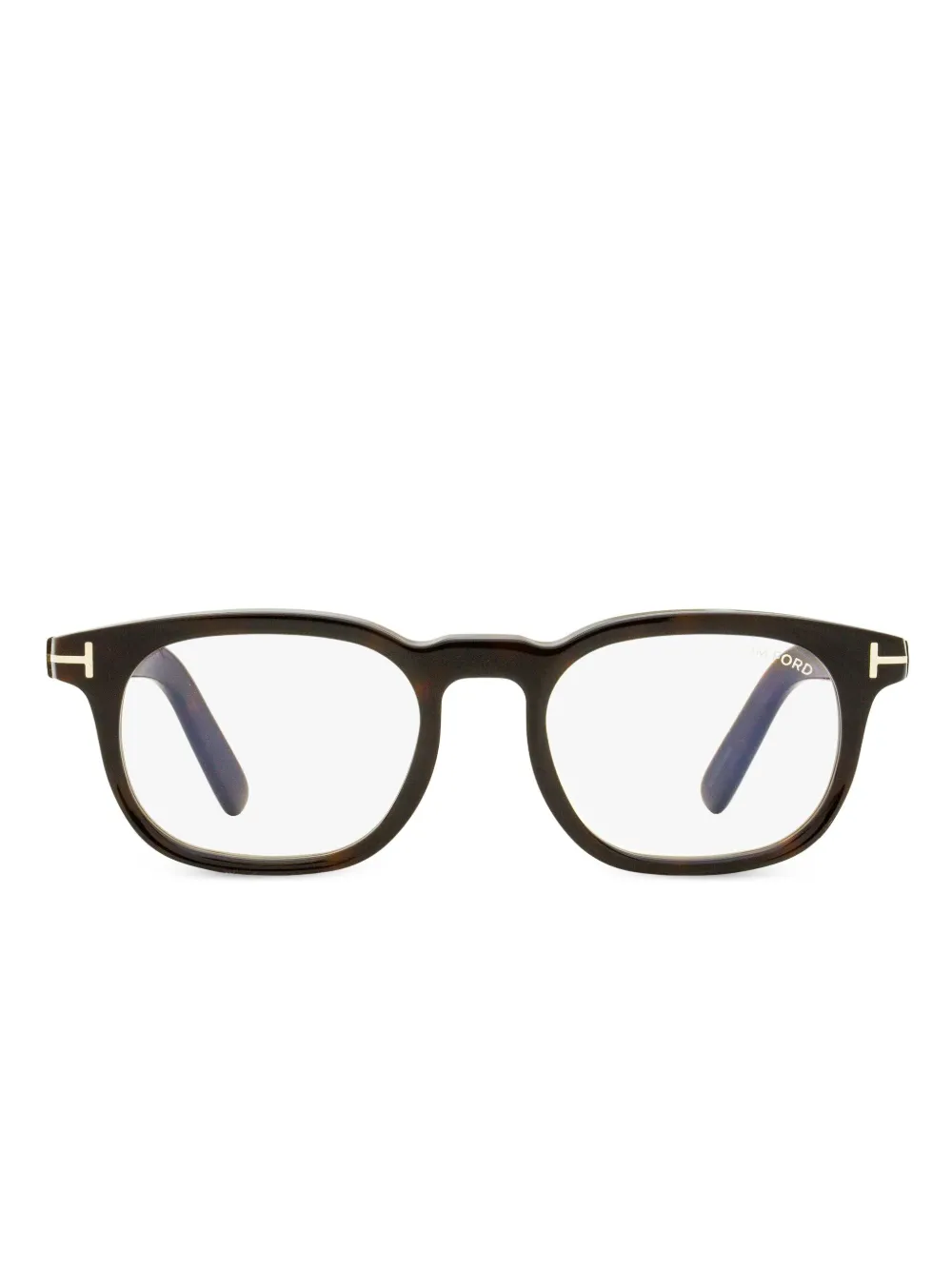 

Очки в квадратной оправе TOM FORD Eyewear, коричневый