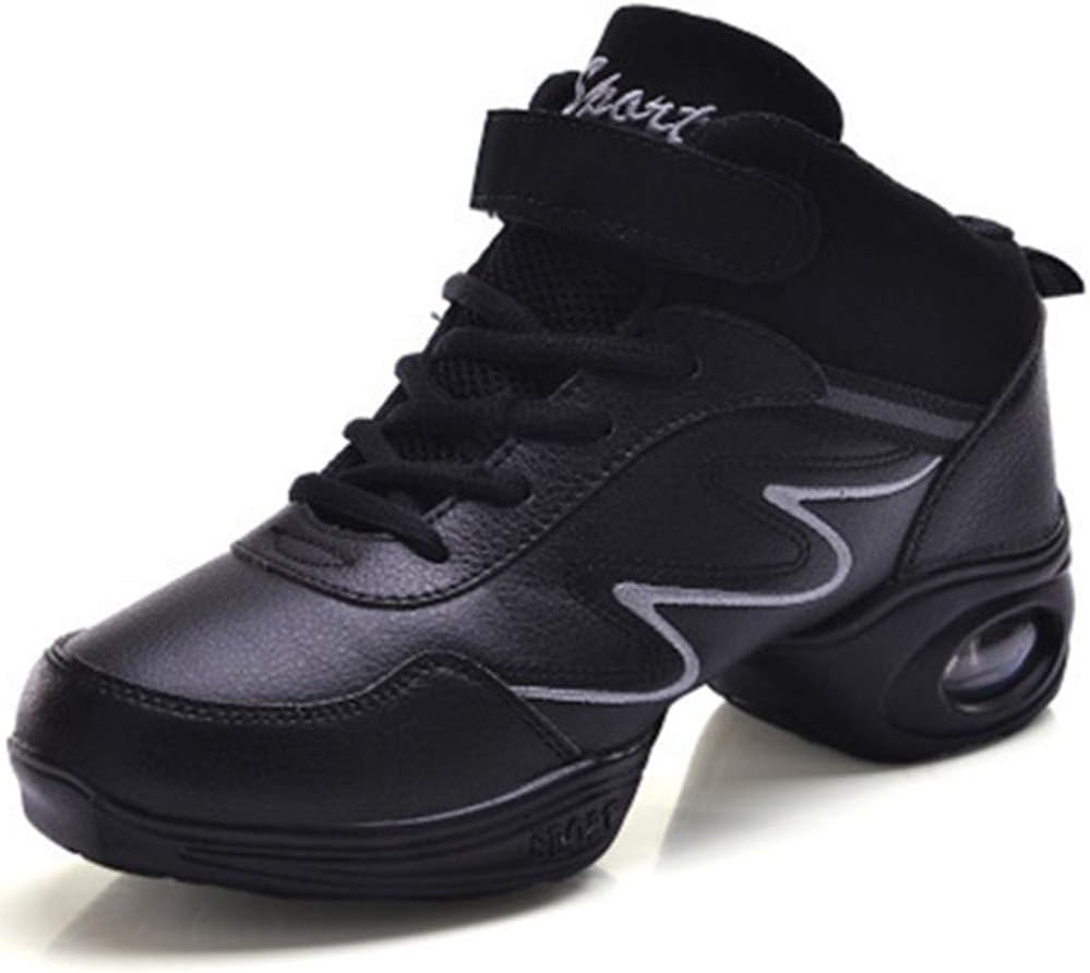 

Кроссовки для танцев DKZSYIM для мужчин и женщин Boost/Mодерн-джаз/Бальные выступления, спортивные танцевальные кроссовки, модель B51/B52/B53, черный/серый