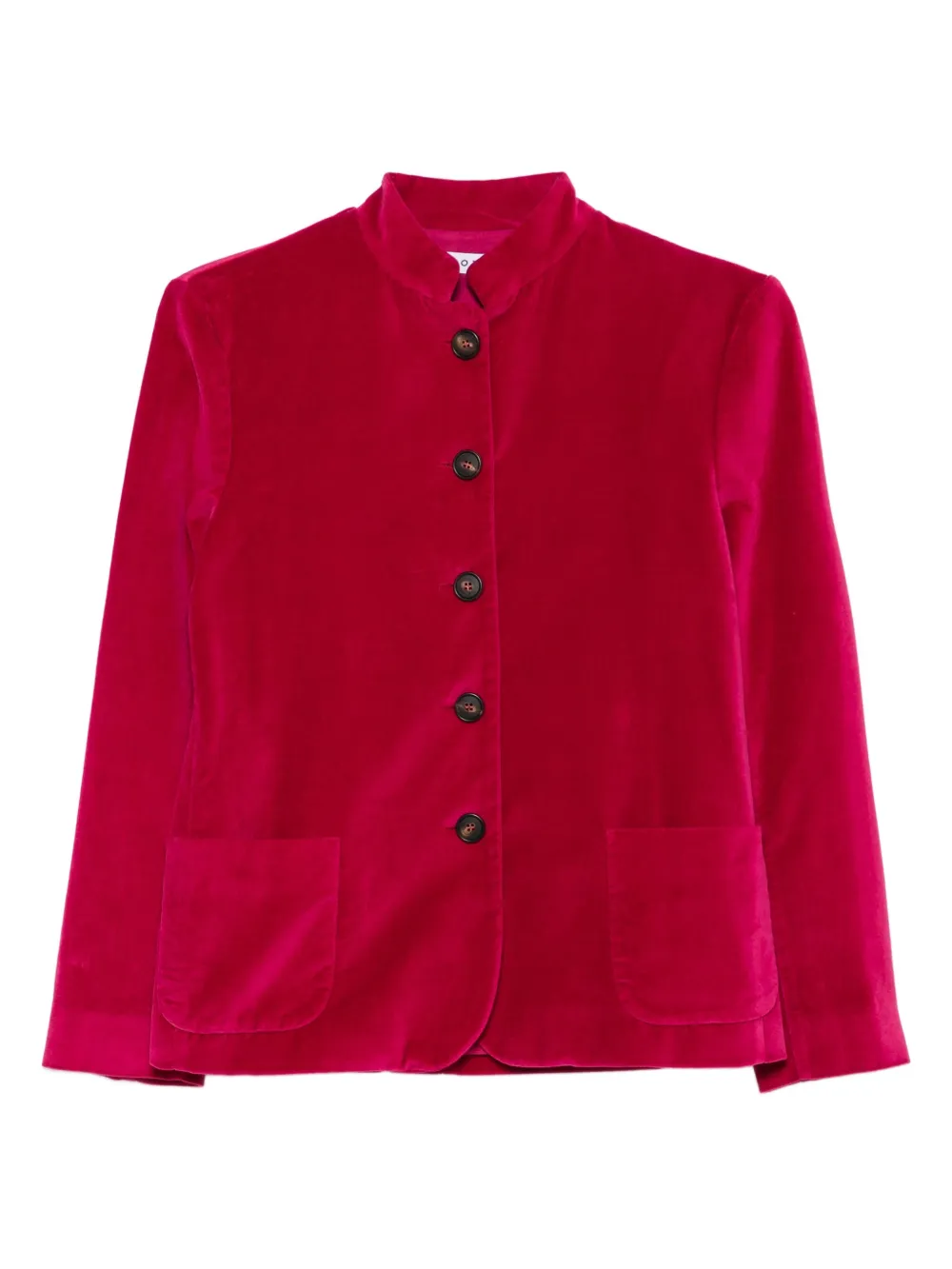 

Бархатная куртка с накладными карманами Rosso 35, розовый