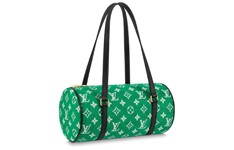 

LOUIS VUITTON Зелёный багажник Папийон