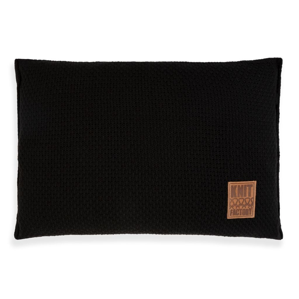 

Подушка Knit Factory Jesse - Черный - 60x40 см