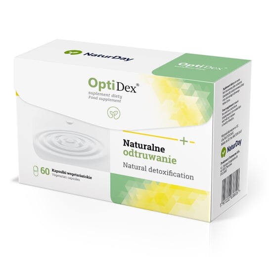 

NaturDay OptiDex Spirulina, Детокс тела, 60 капсул. Inne
