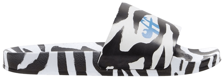 Шлепанцы Off-White Wmns Pool Sliders 'Zebra', белый