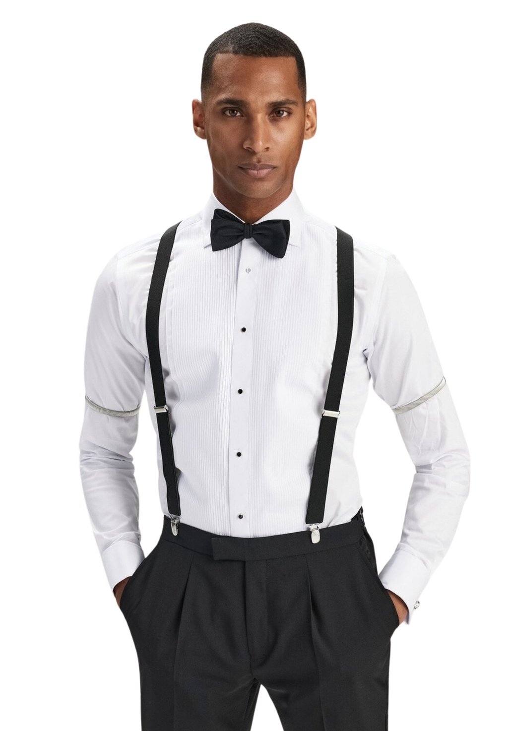 

Рубашка DOUBLE CUFF TUXEDO John Henric, белый
