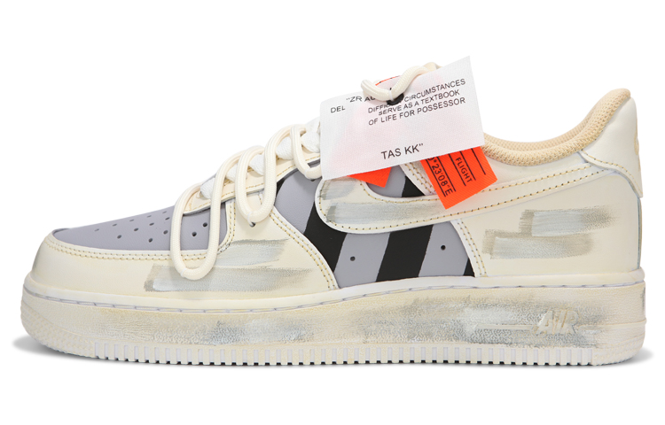 

Кроссовки Air Force 1 Low Top для скейтбординга, мужские, экрю с серым Nike, Ecru