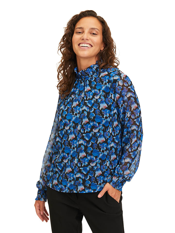 

Блуза Betty Barclay Bluse, цвет Blau/Schwarz