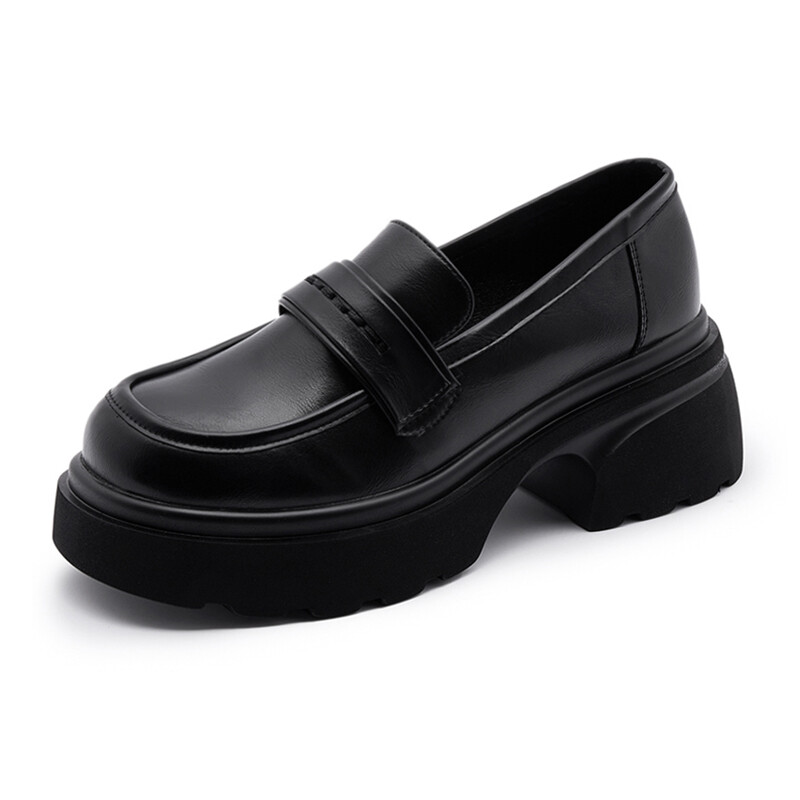 Туфли женские повседневные Women's Casual Shoes Women's A Poinsettia Princess, цвет Black matte — фото 4