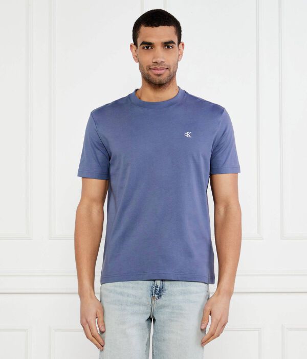 

Футболка с засечками Regular fit Calvin Klein Jeans, синий