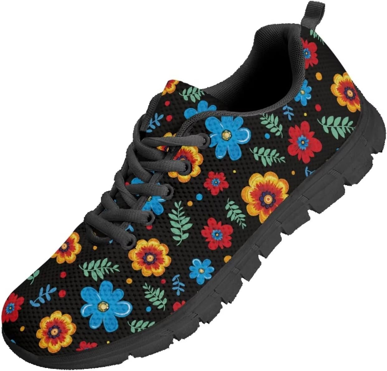 

Мужские легкие дышащие кроссовки Funnydude с сеткой и классической шнуровкой, Cartoon Floral
