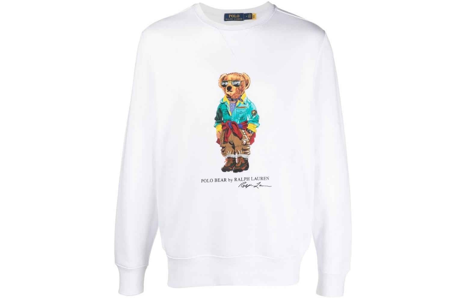 Свитшот мужской белый Polo Ralph Lauren — фото 2
