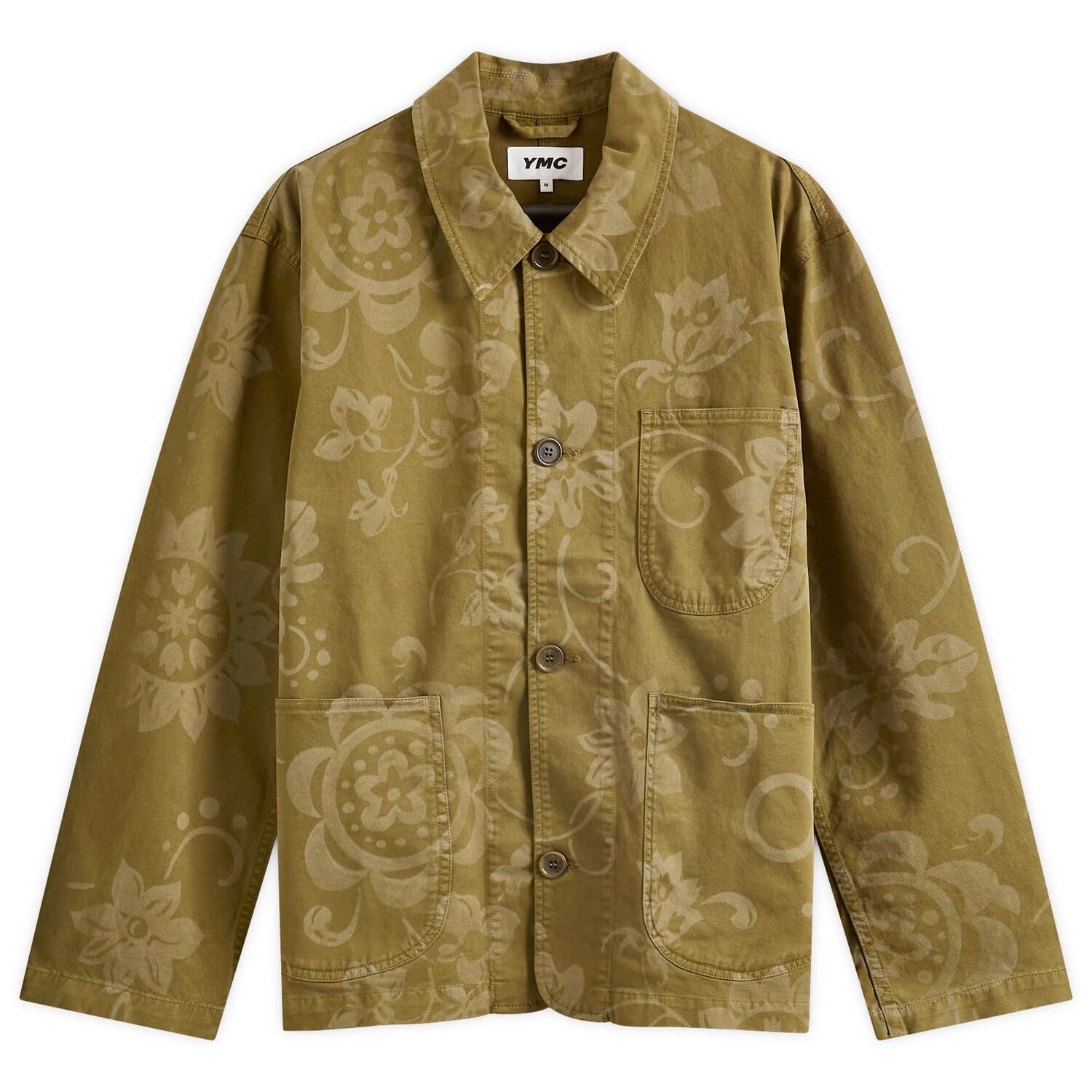 

Рубашка Ymc Labour Chore, цвет Olive Floral